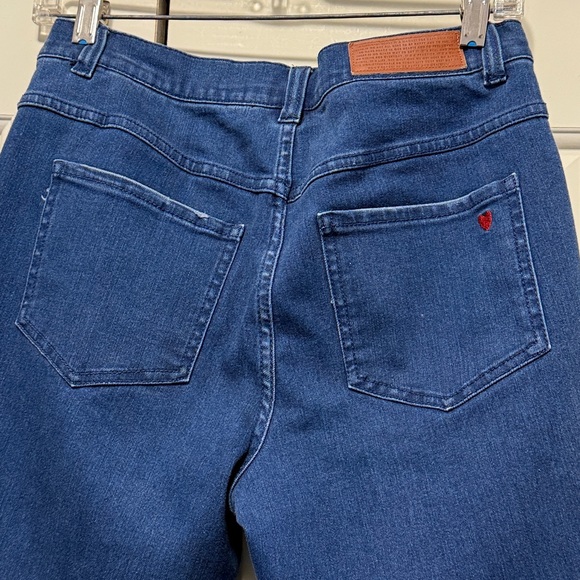 Peace Love World Dark Blue Straight Leg Jeans - Picture 5 of 10